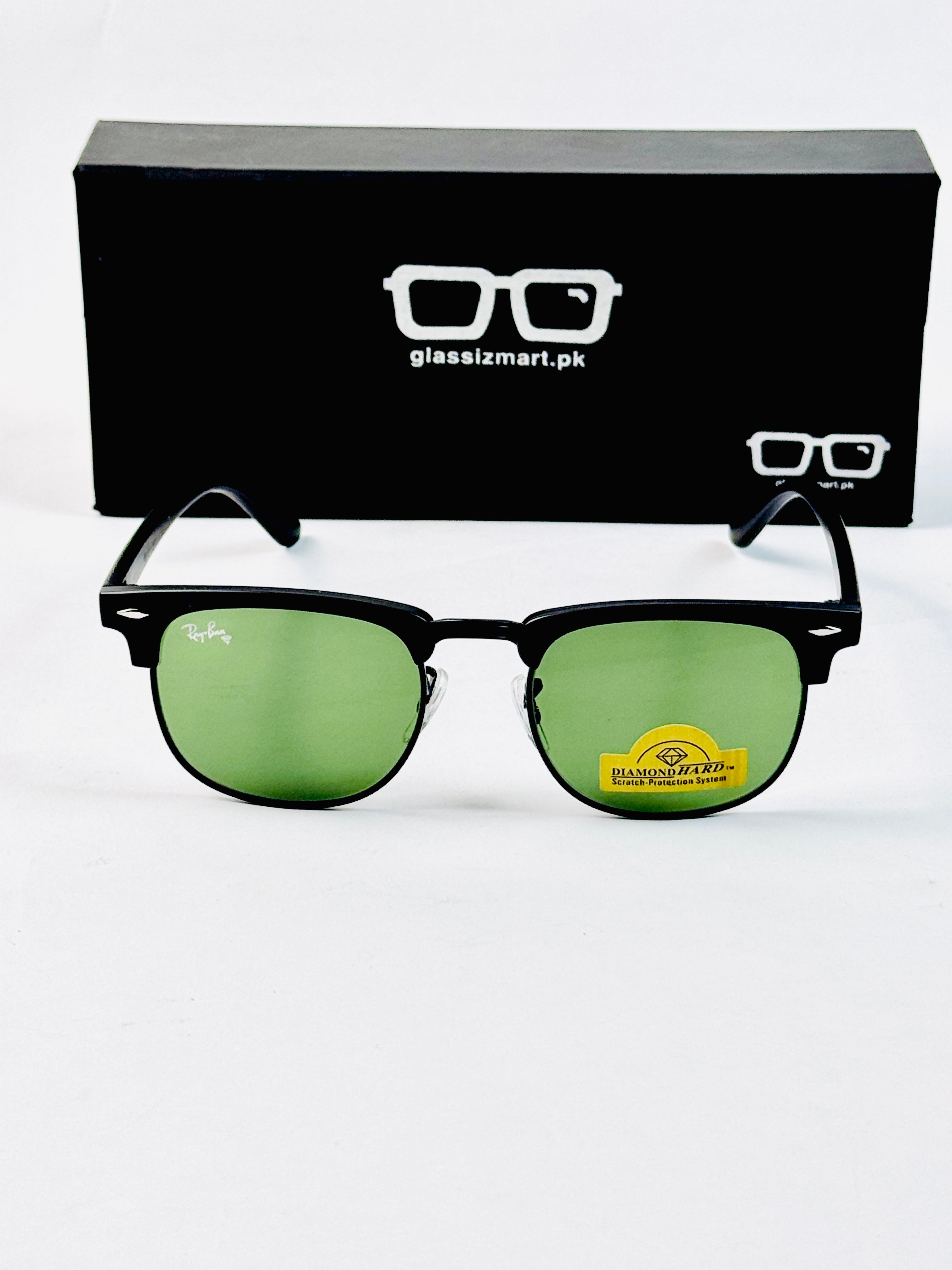 RayBan – 3016 – 51 – Black Green –  Metal - Sunglasses – Unisex