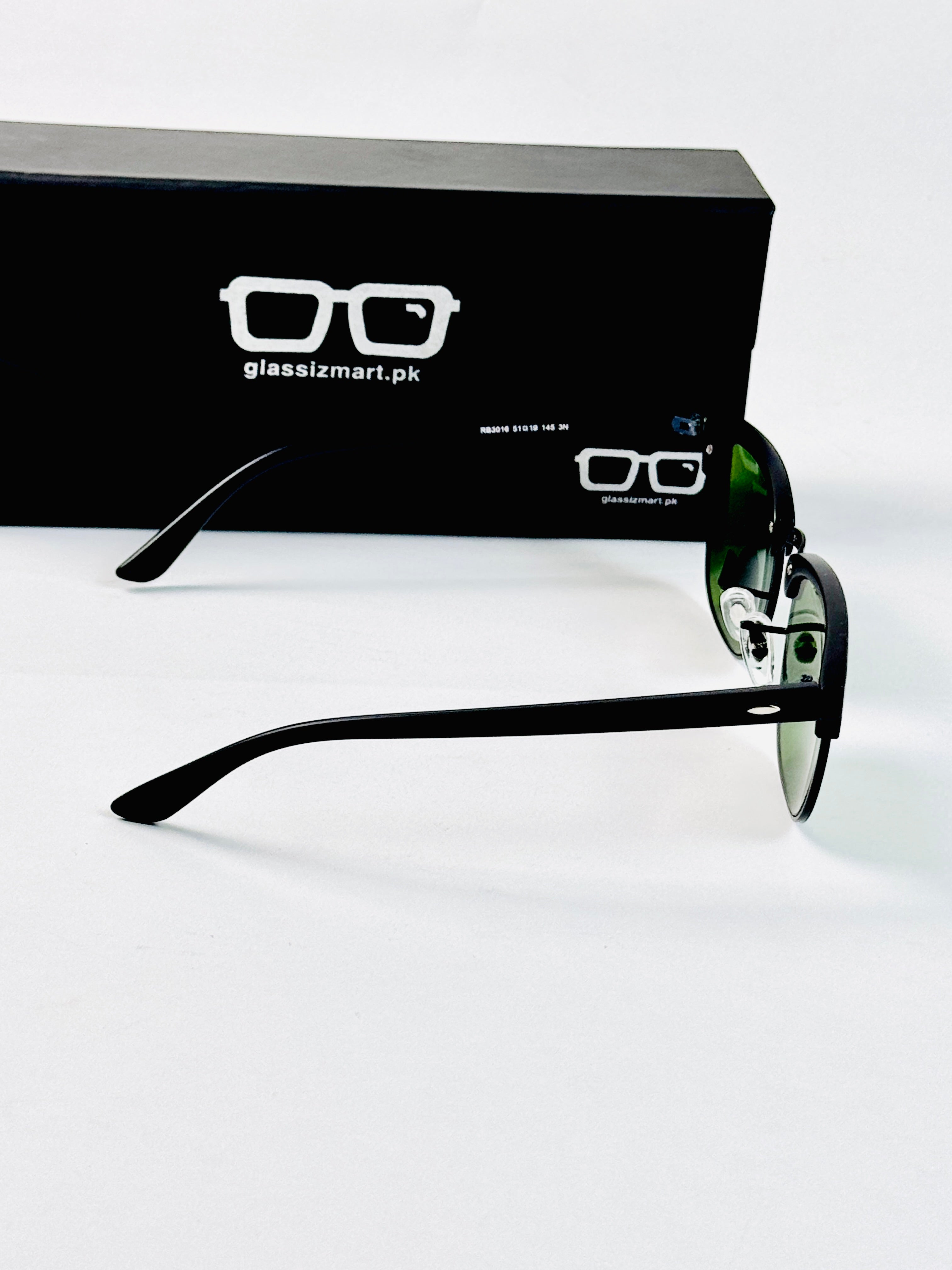 RayBan – 3016 – 51 – Black Green –  Metal - Sunglasses – Unisex