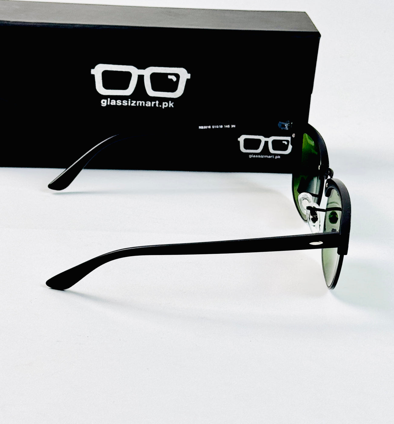 RayBan – 3016 – 51 – Black Green –  Metal - Sunglasses – Unisex