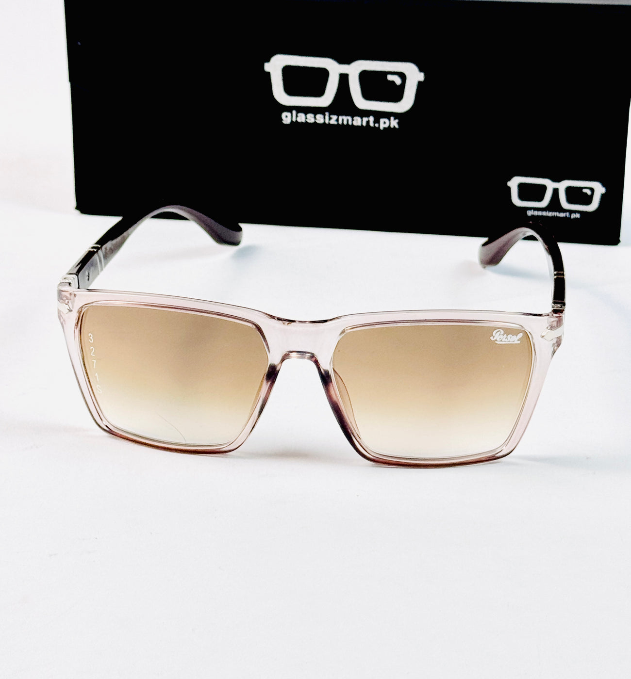 Persol – 3271 - 54 - Transparent Brown – Acetate - Sunglasses – Unisex