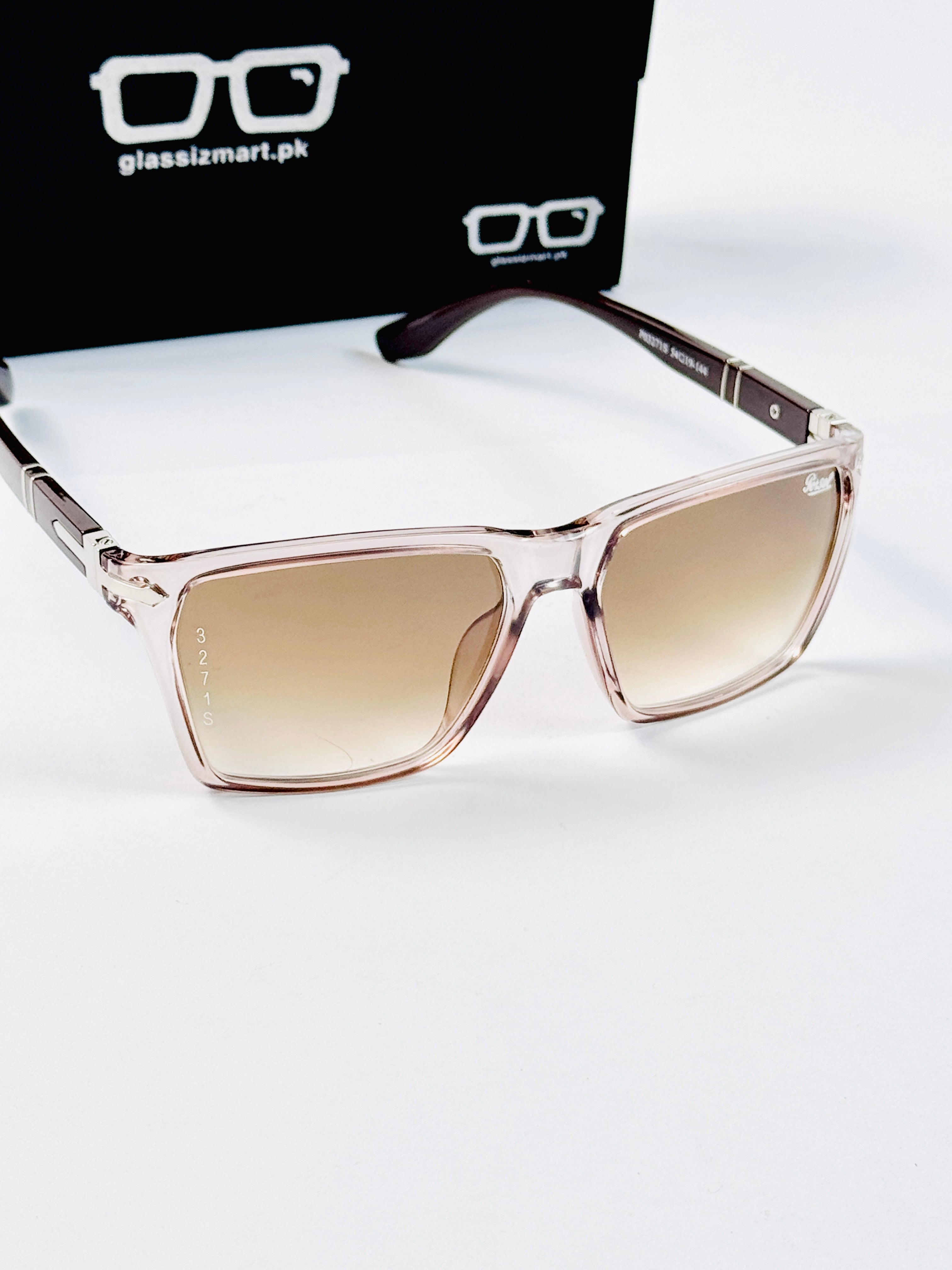 Persol – 3271 - 54 - Transparent Brown – Acetate - Sunglasses – Unisex