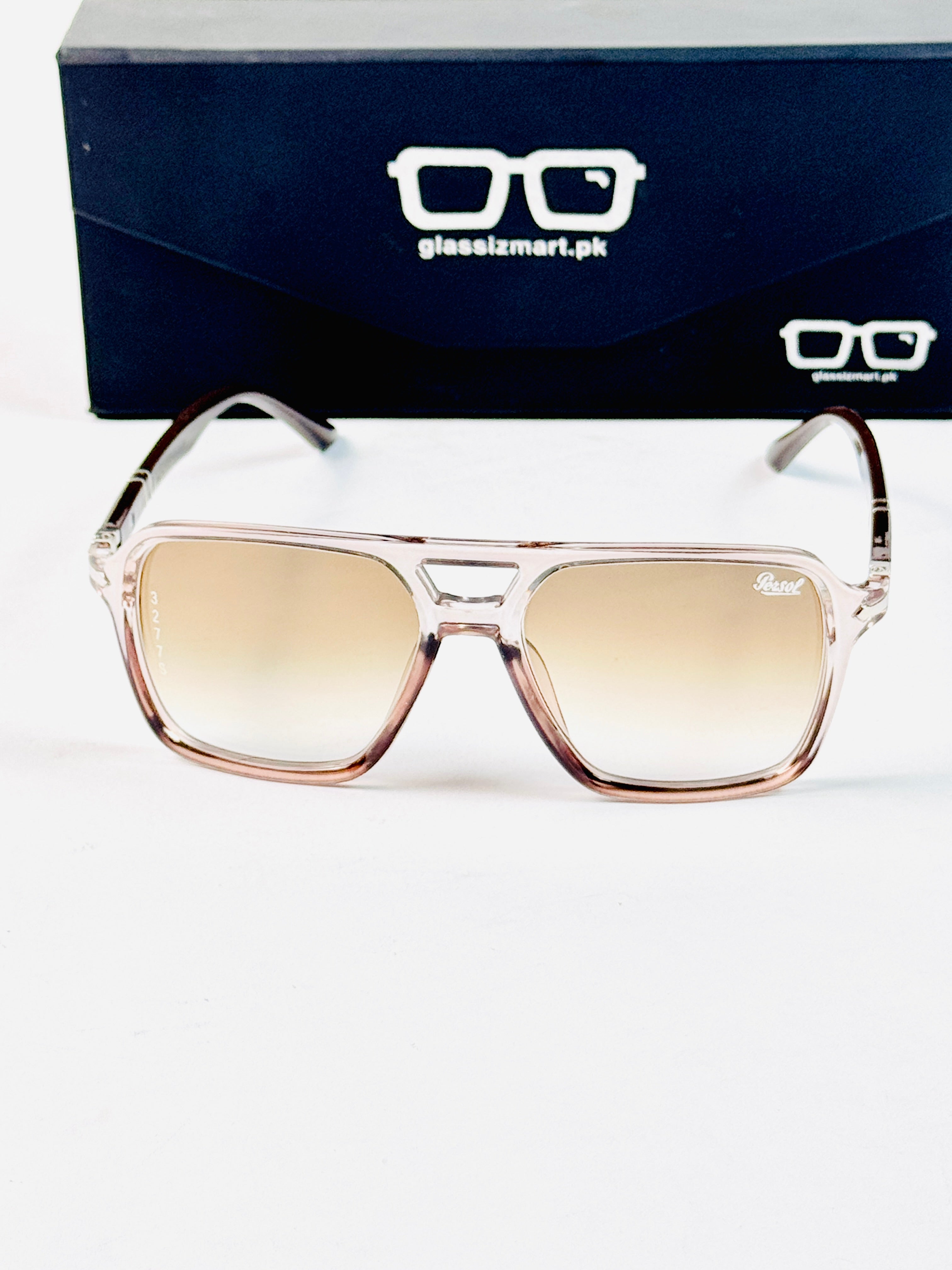 Persol – 3277 - 56 - Transparent Brown – Acetate - Sunglasses – Unisex