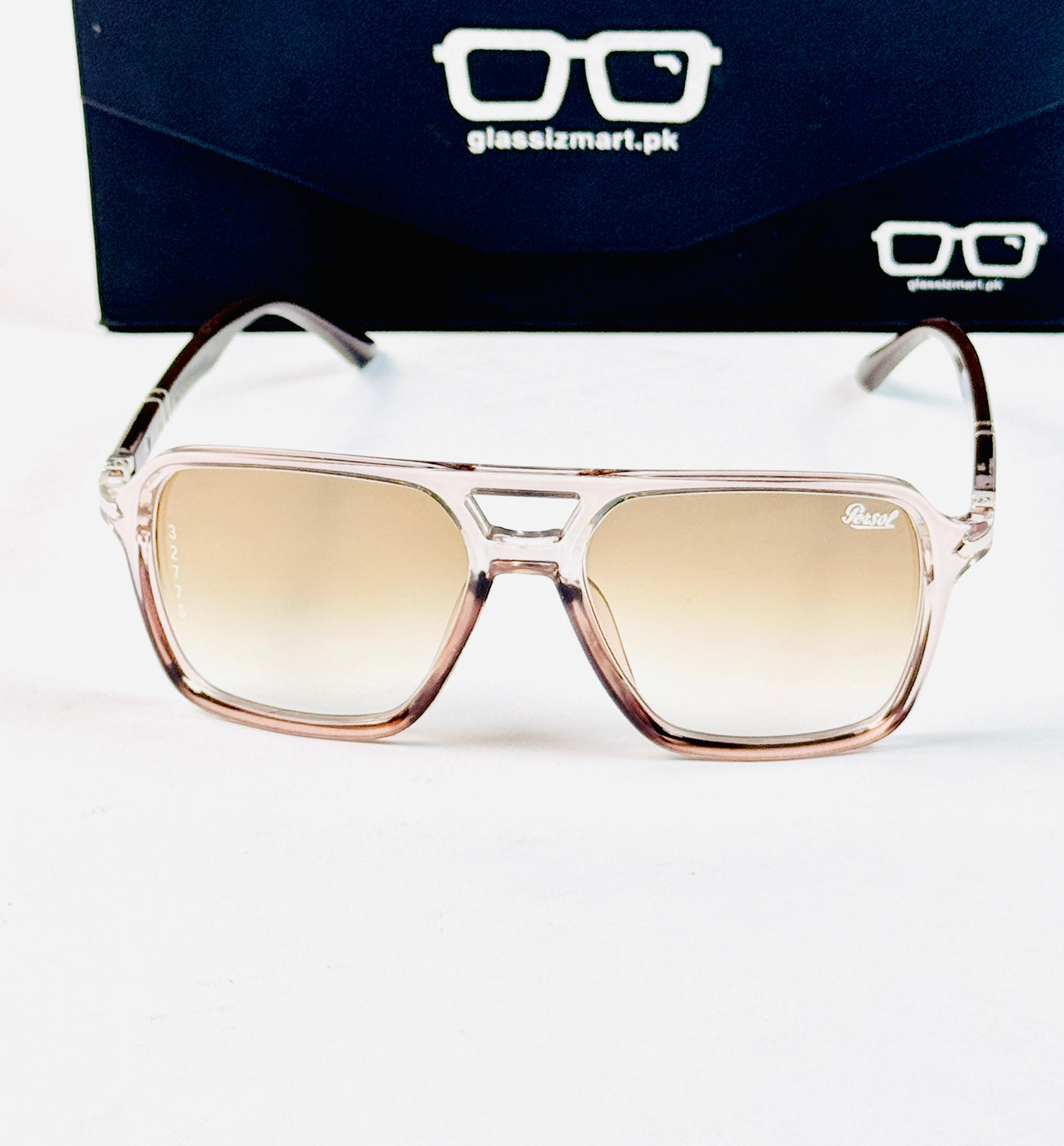 Persol – 3277 - 56 - Transparent Brown – Acetate - Sunglasses – Unisex