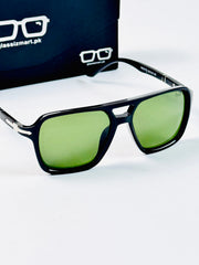 Persol – 3277 - 56 - Black Green – Acetate - Sunglasses – Unisex