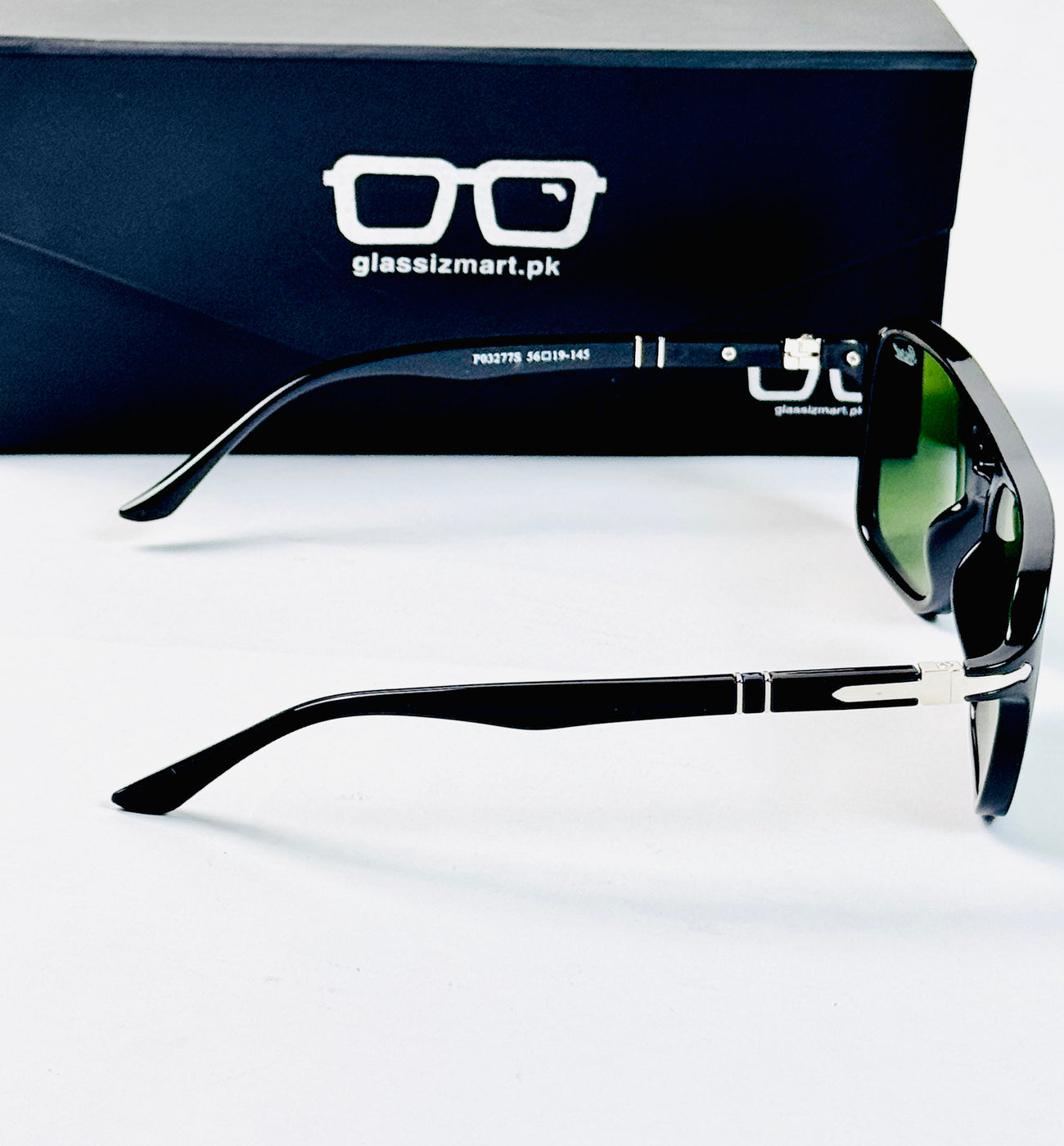 Persol – 3277 - 56 - Black Green – Acetate - Sunglasses – Unisex