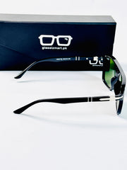 Persol – 3277 - 56 - Black Green – Acetate - Sunglasses – Unisex