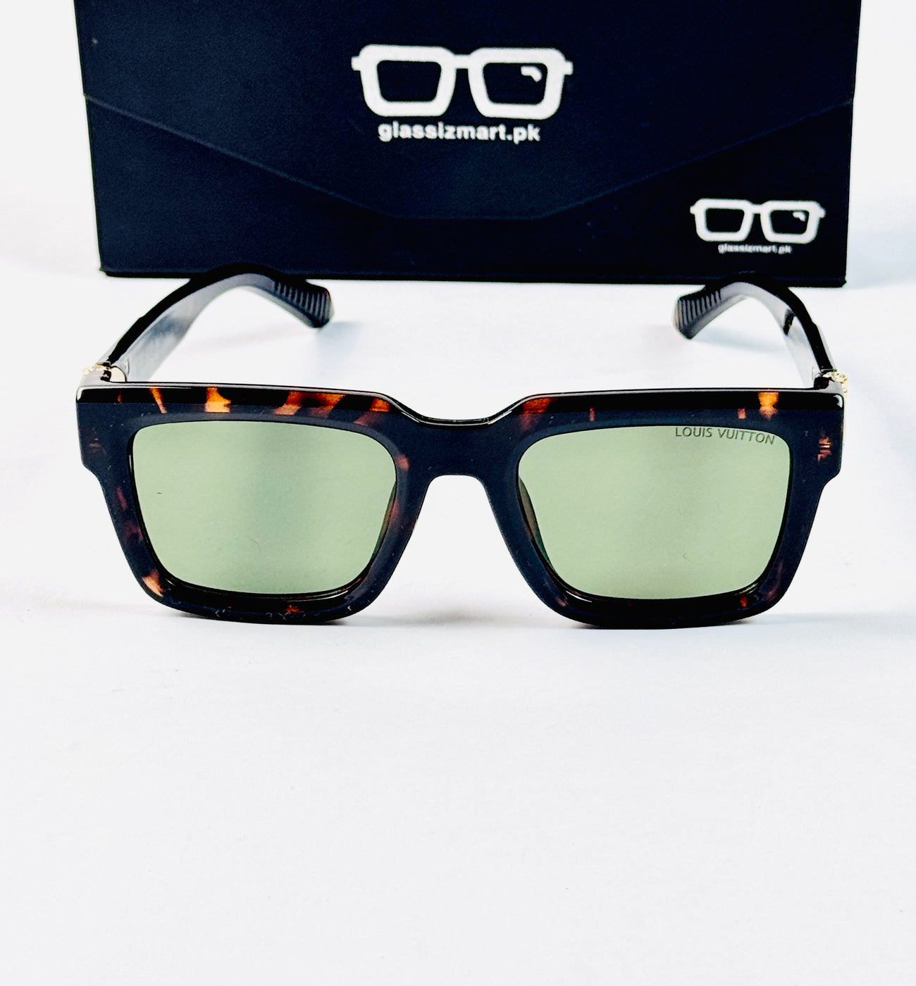 Louis Vuitton – 3490 – 52 – Tortoise Green – Acetate – Sunglasses – Unisex