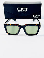 Louis Vuitton – 3490 – 52 – Tortoise Green – Acetate – Sunglasses – Unisex