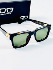 Louis Vuitton – 3490 – 52 – Tortoise Green – Acetate – Sunglasses – Unisex