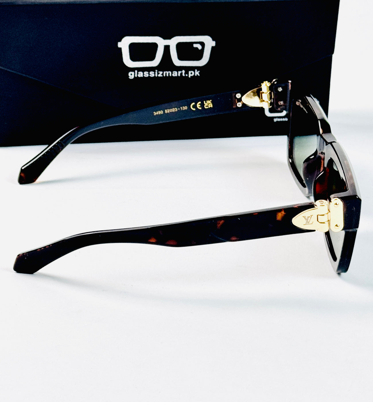 Louis Vuitton – 3490 – 52 – Tortoise Green – Acetate – Sunglasses – Unisex