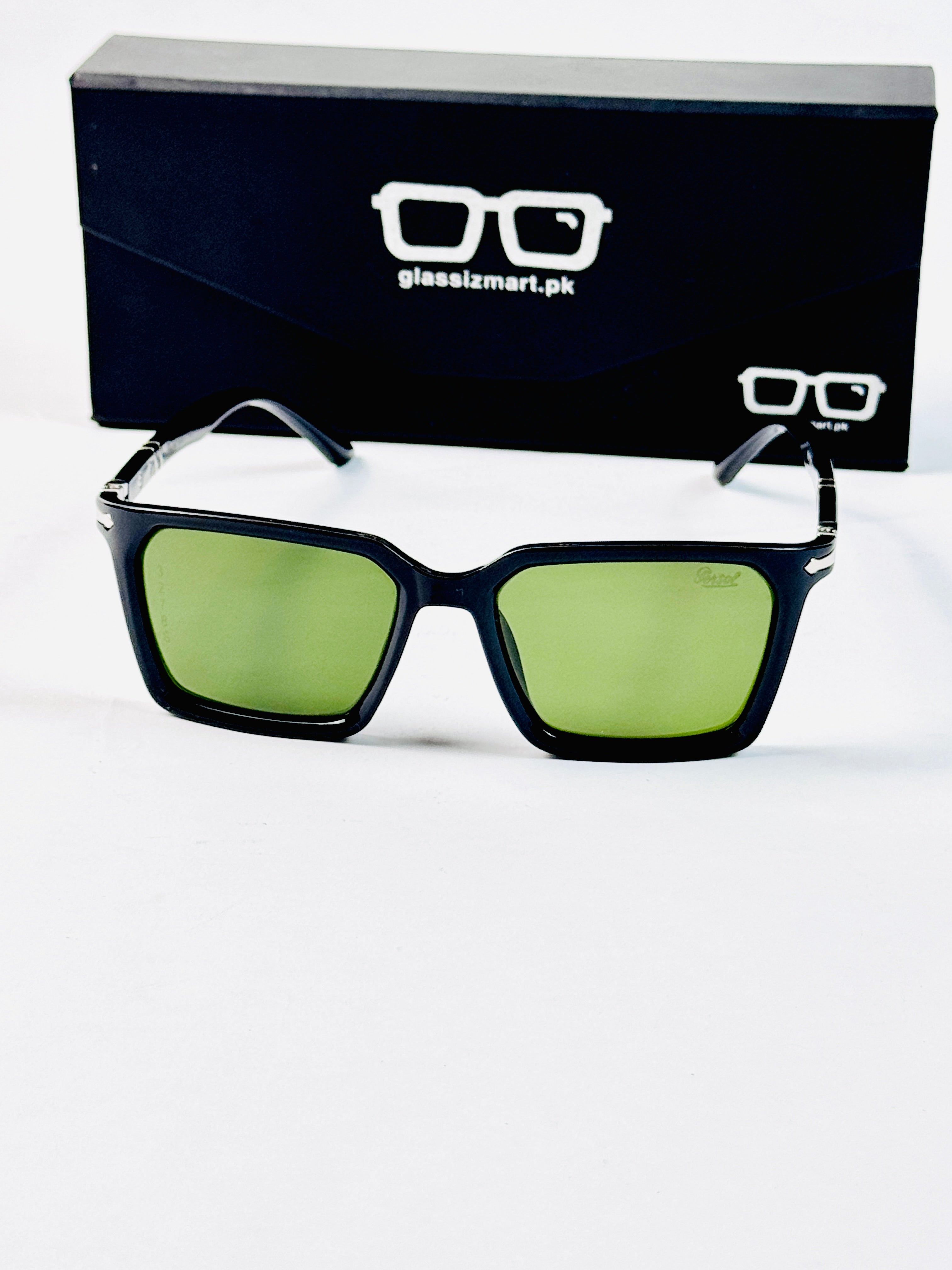 Persol – 3278 - 58 - Black Green – Acetate - Sunglasses – Unisex