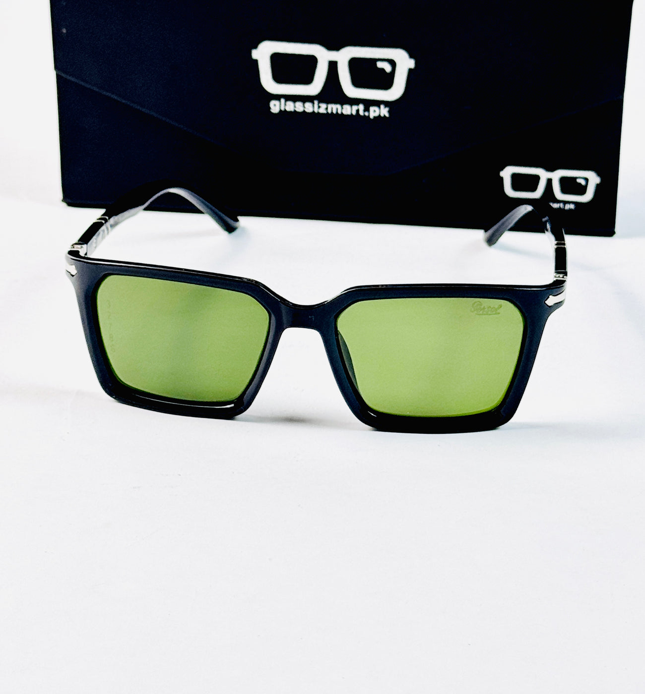 Persol – 3278 - 58 - Black Green – Acetate - Sunglasses – Unisex