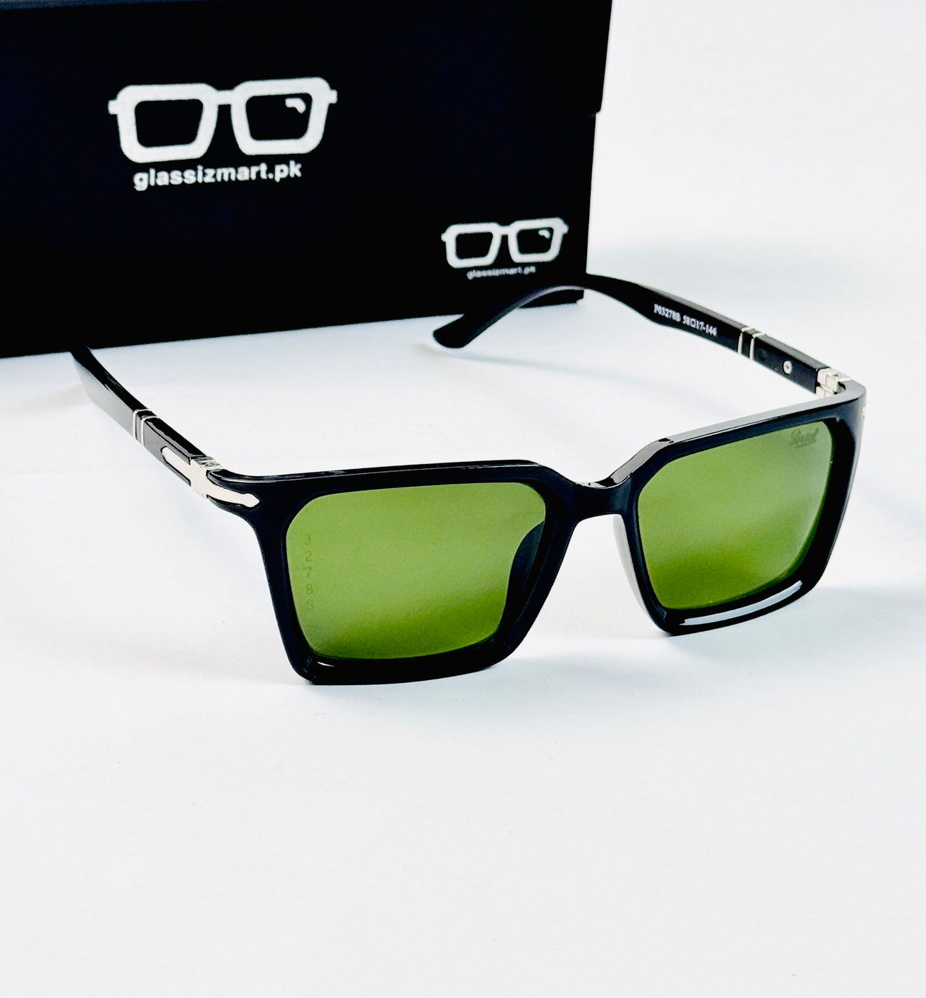 Persol – 3278 - 58 - Black Green – Acetate - Sunglasses – Unisex