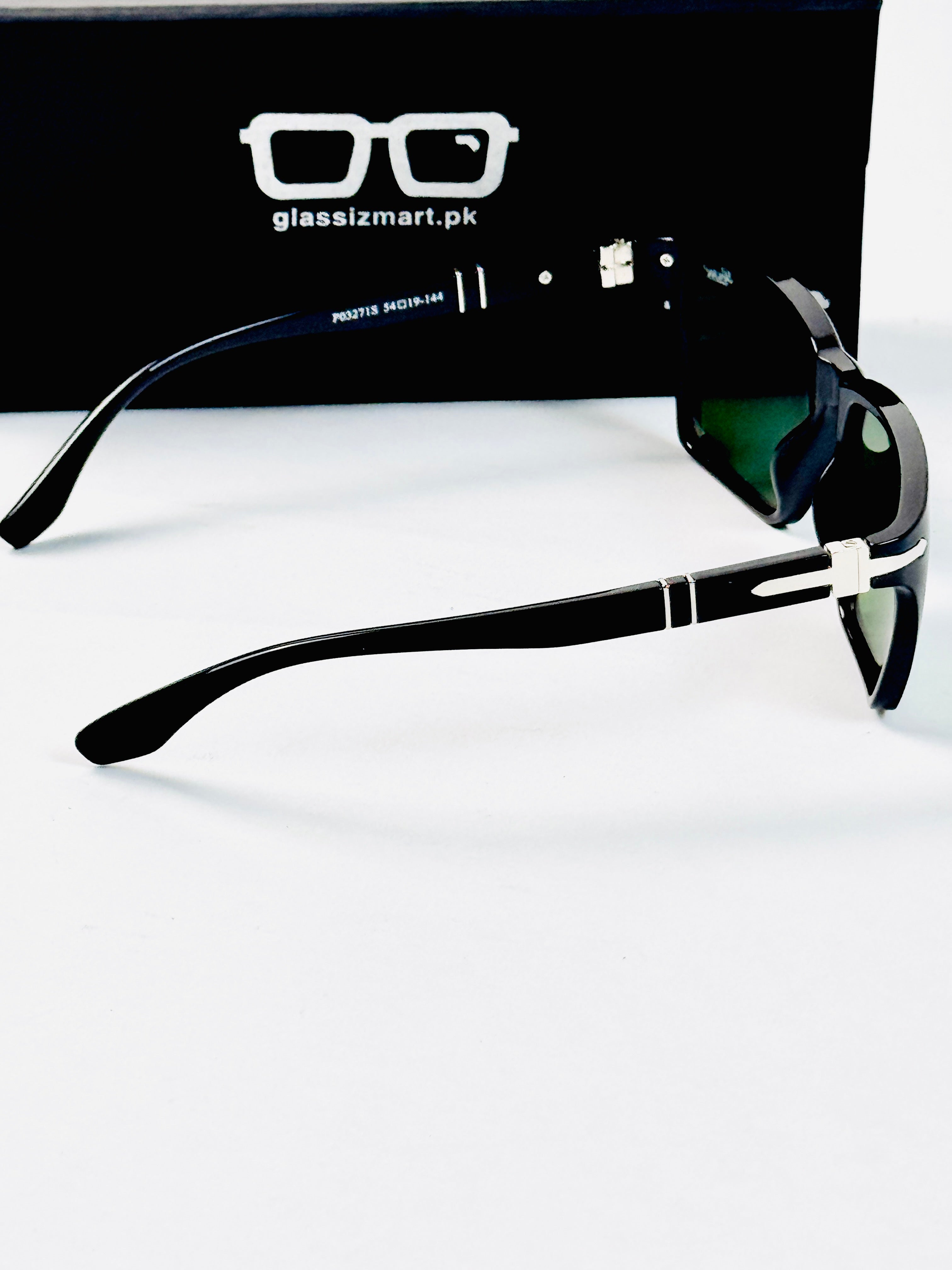 Persol – 3271 - 54 - Black Green – Acetate - Sunglasses – Unisex