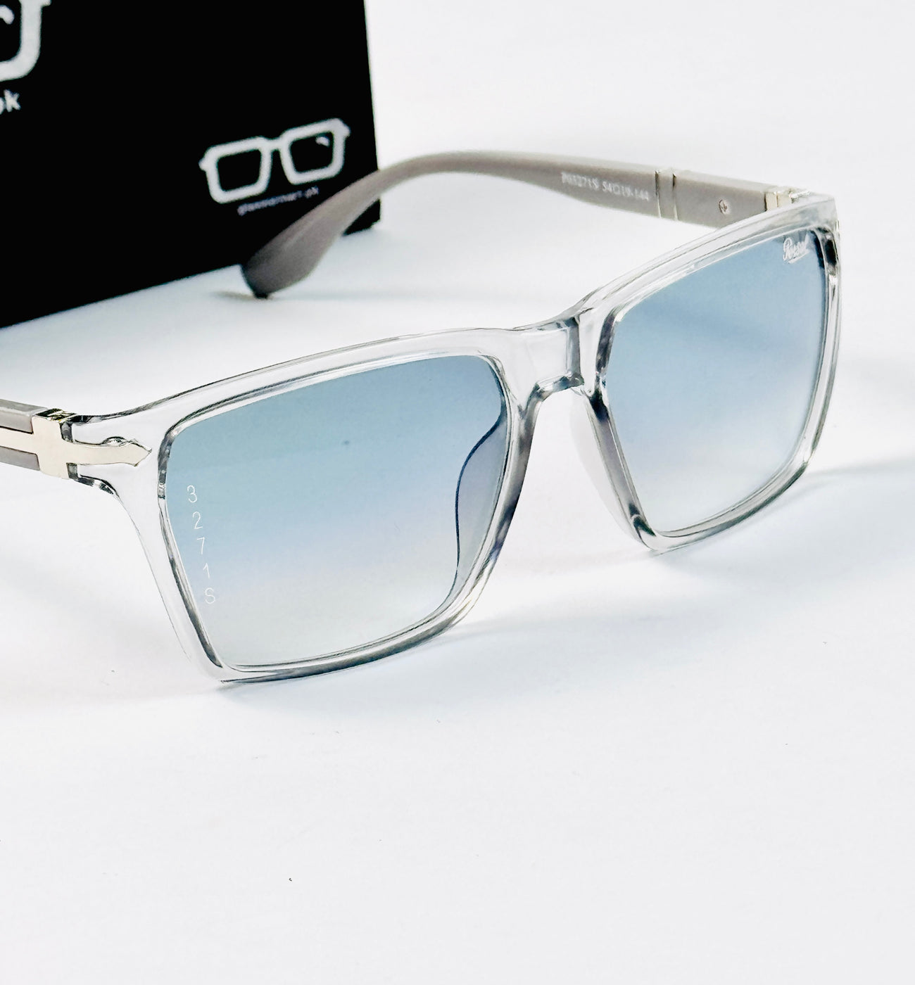 Persol – 3271 - 54 - Transparent Blue – Acetate - Sunglasses – Unisex