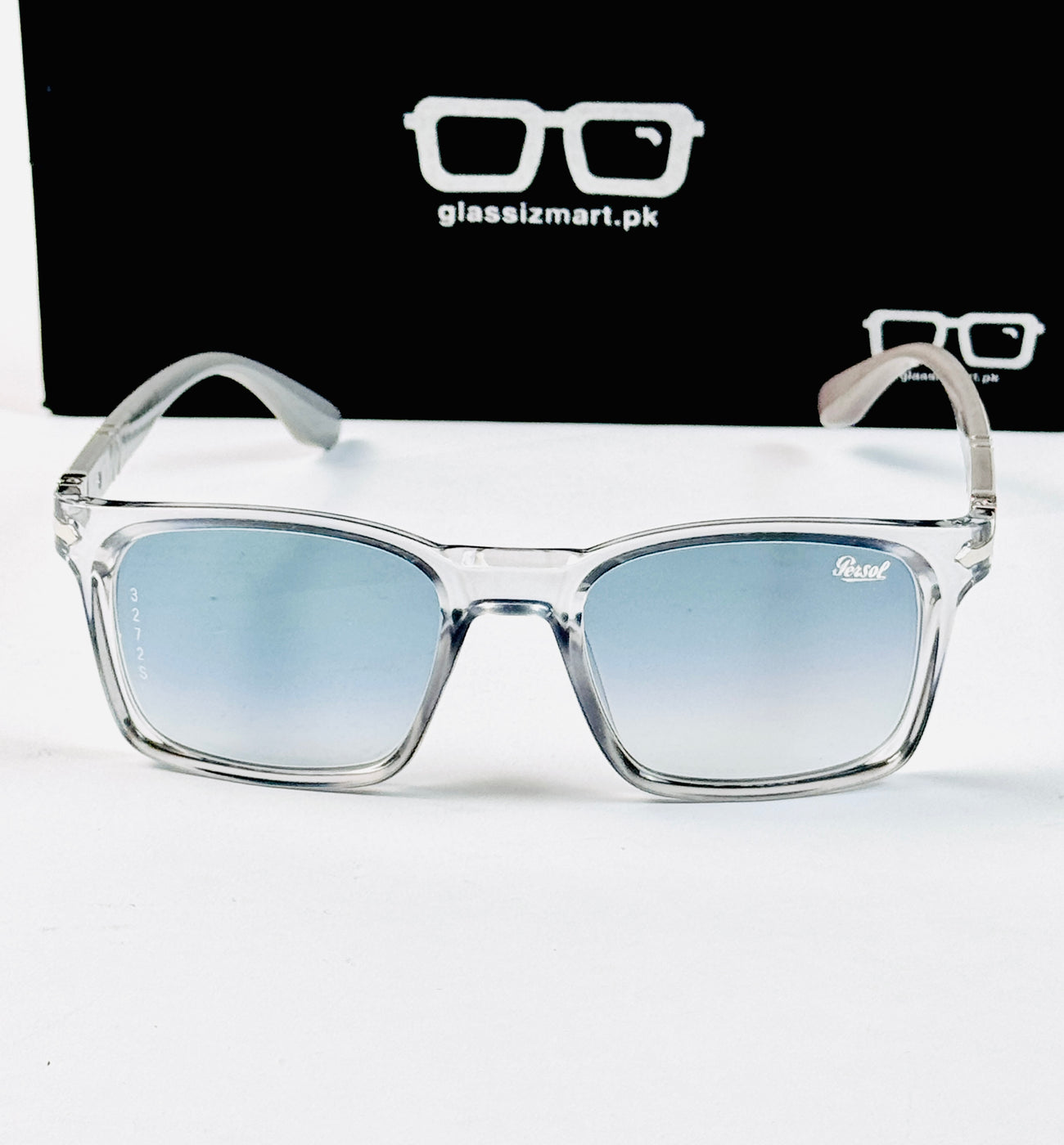 Persol – 3272 - 56 - Transparent Blue – Acetate - Sunglasses – Unisex