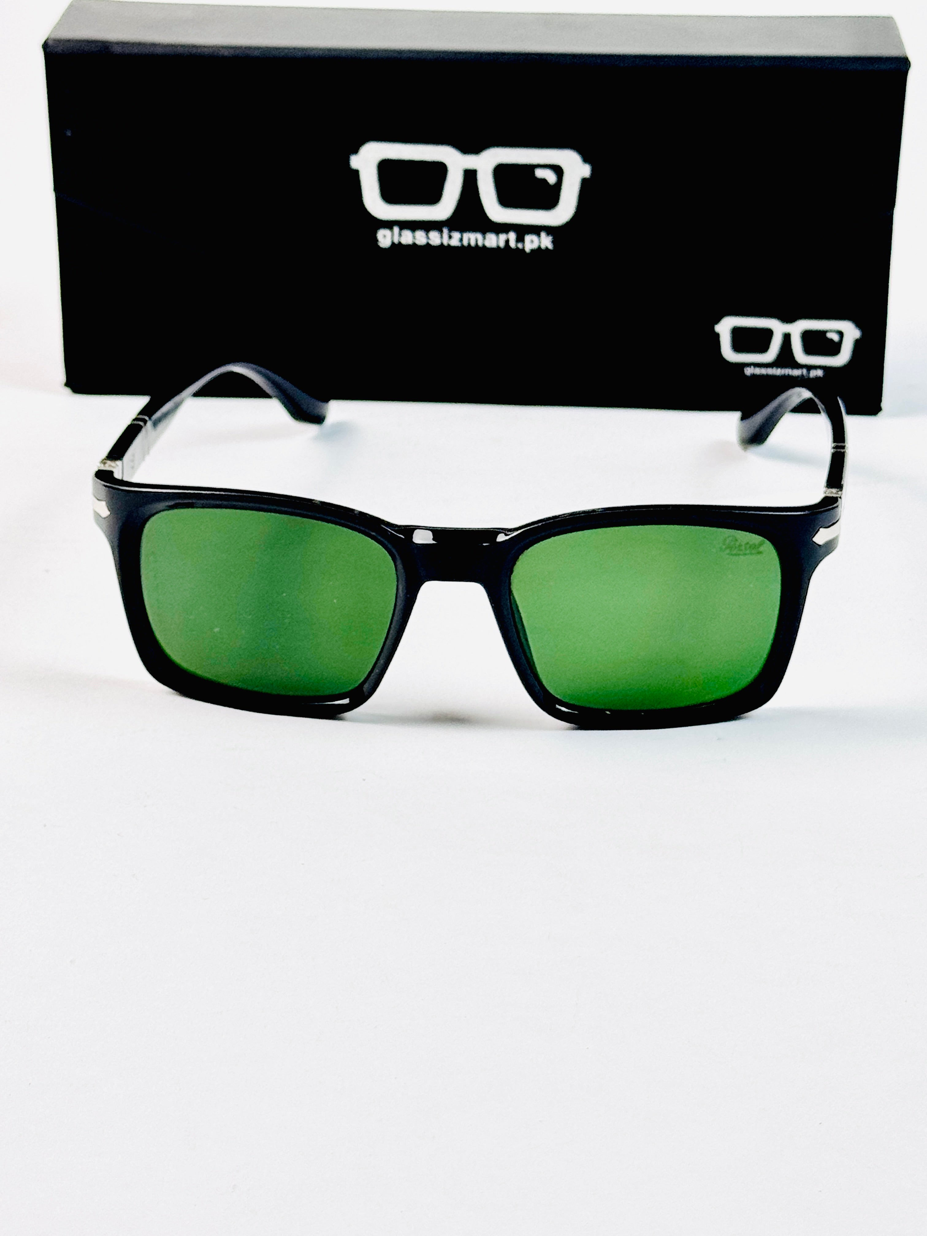 Persol – 3272 - 56 - Black Green – Acetate - Sunglasses – Unisex