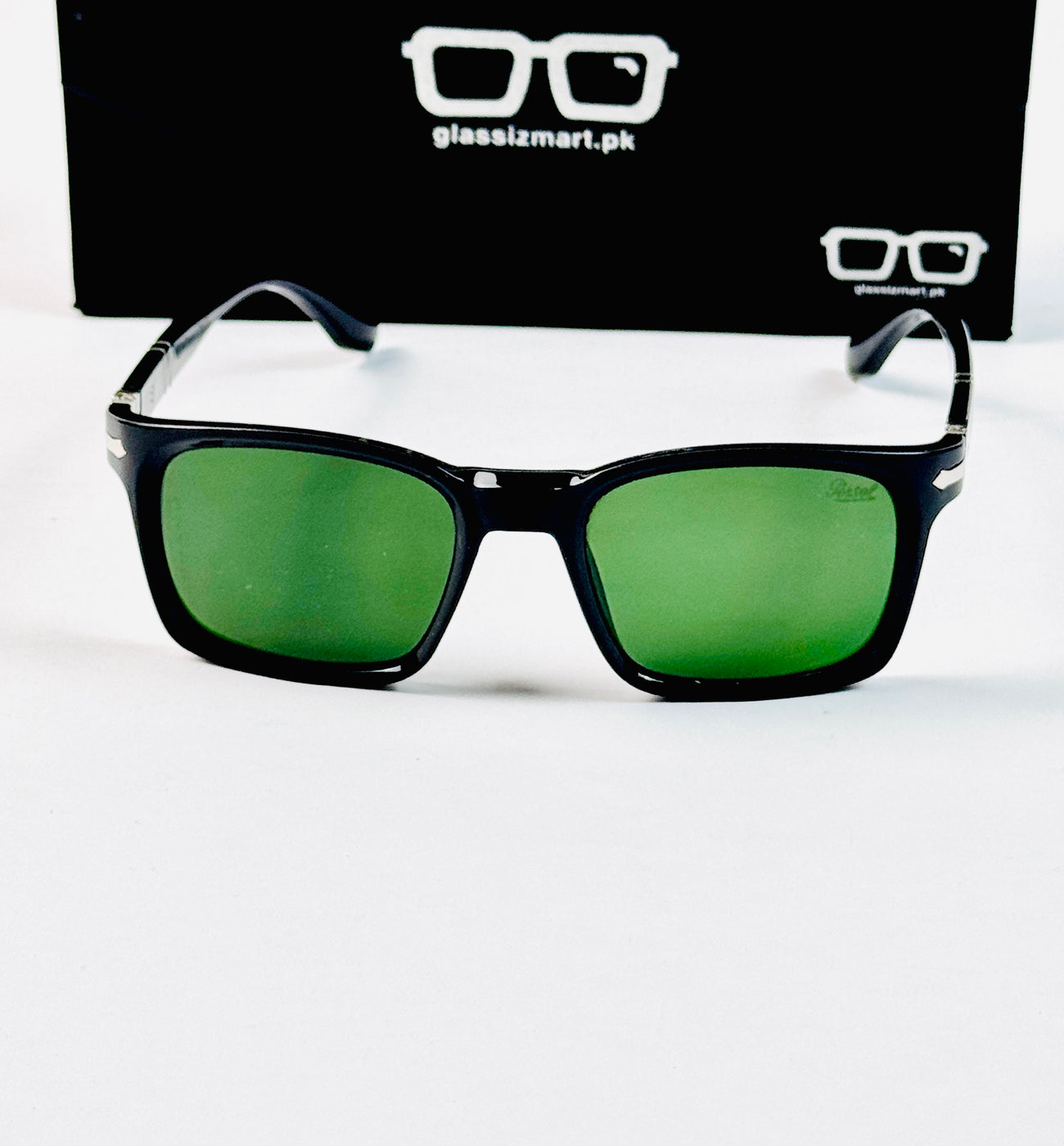 Persol – 3272 - 56 - Black Green – Acetate - Sunglasses – Unisex