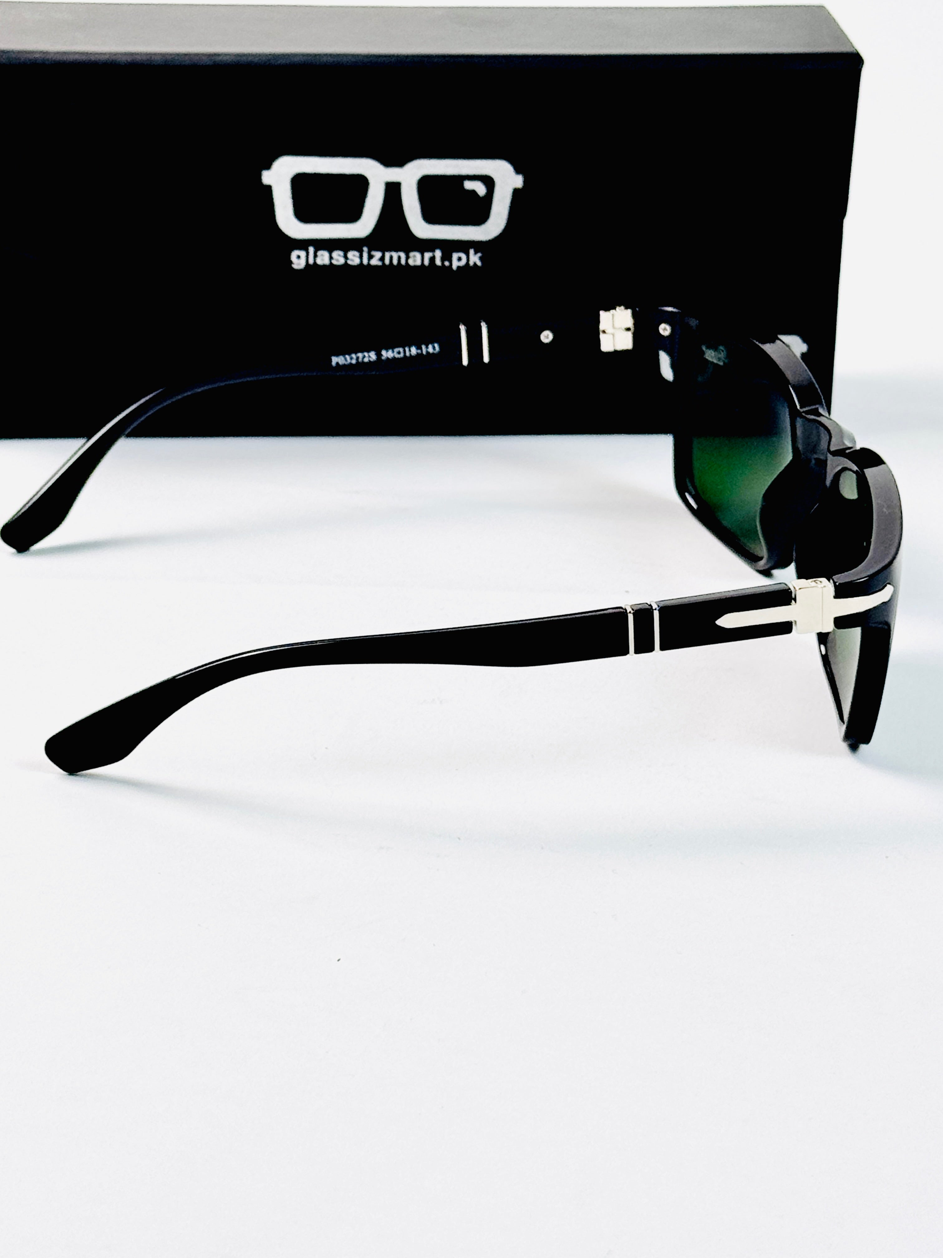 Persol – 3272 - 56 - Black Green – Acetate - Sunglasses – Unisex