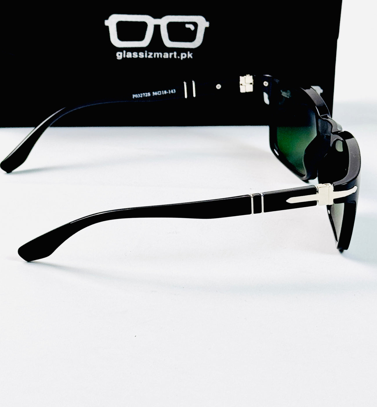 Persol – 3272 - 56 - Black Green – Acetate - Sunglasses – Unisex