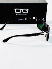 Persol – 3272 - 56 - Black Green – Acetate - Sunglasses – Unisex