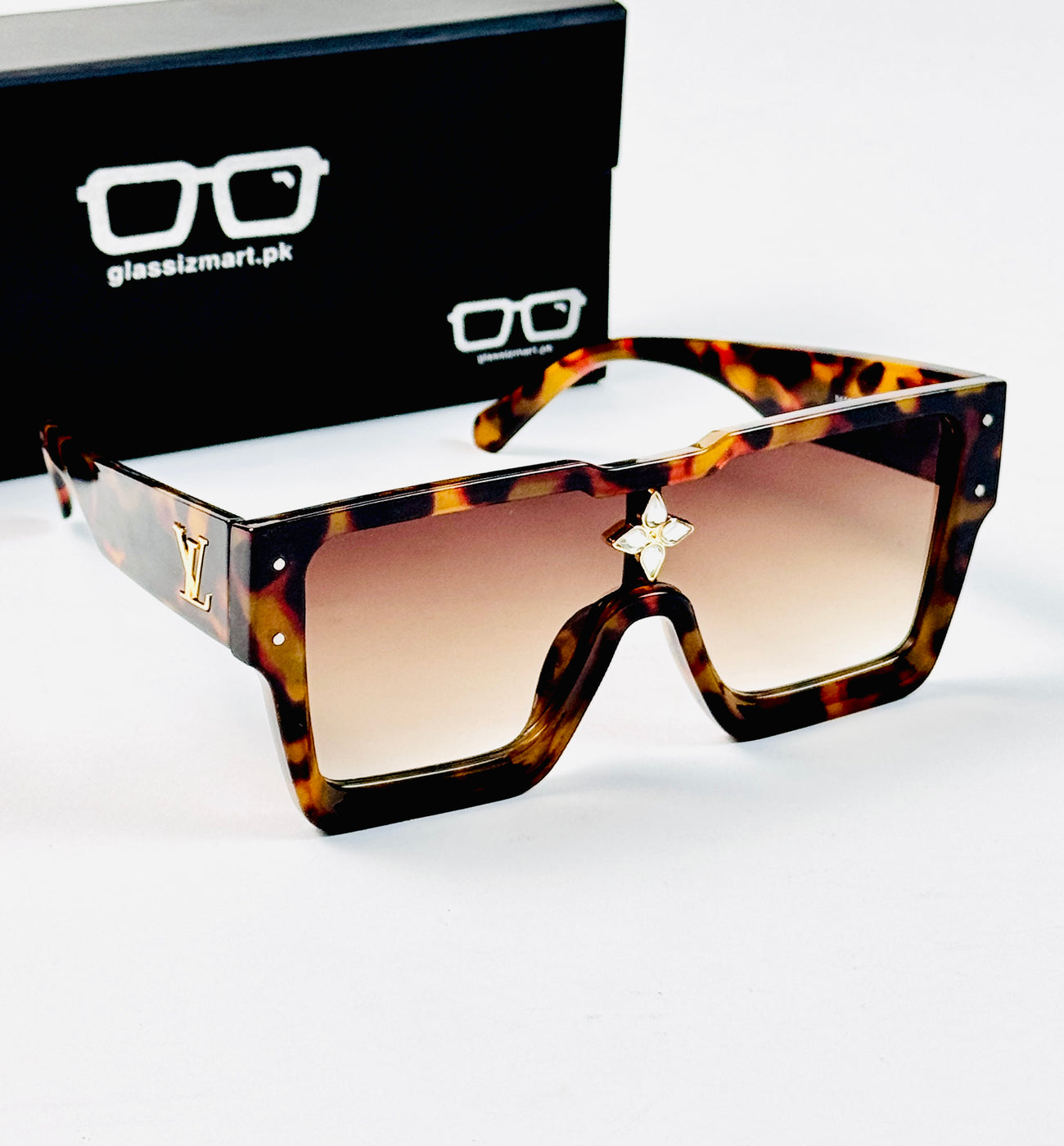 Louis Vuitton – 1578 - 99 – Tortoise – Acetate - Sunglasses – Unisex