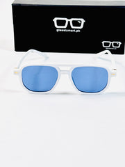 Moscot – 6090 – 51 - White Black – Acetate  – Sunglasses - Unisex