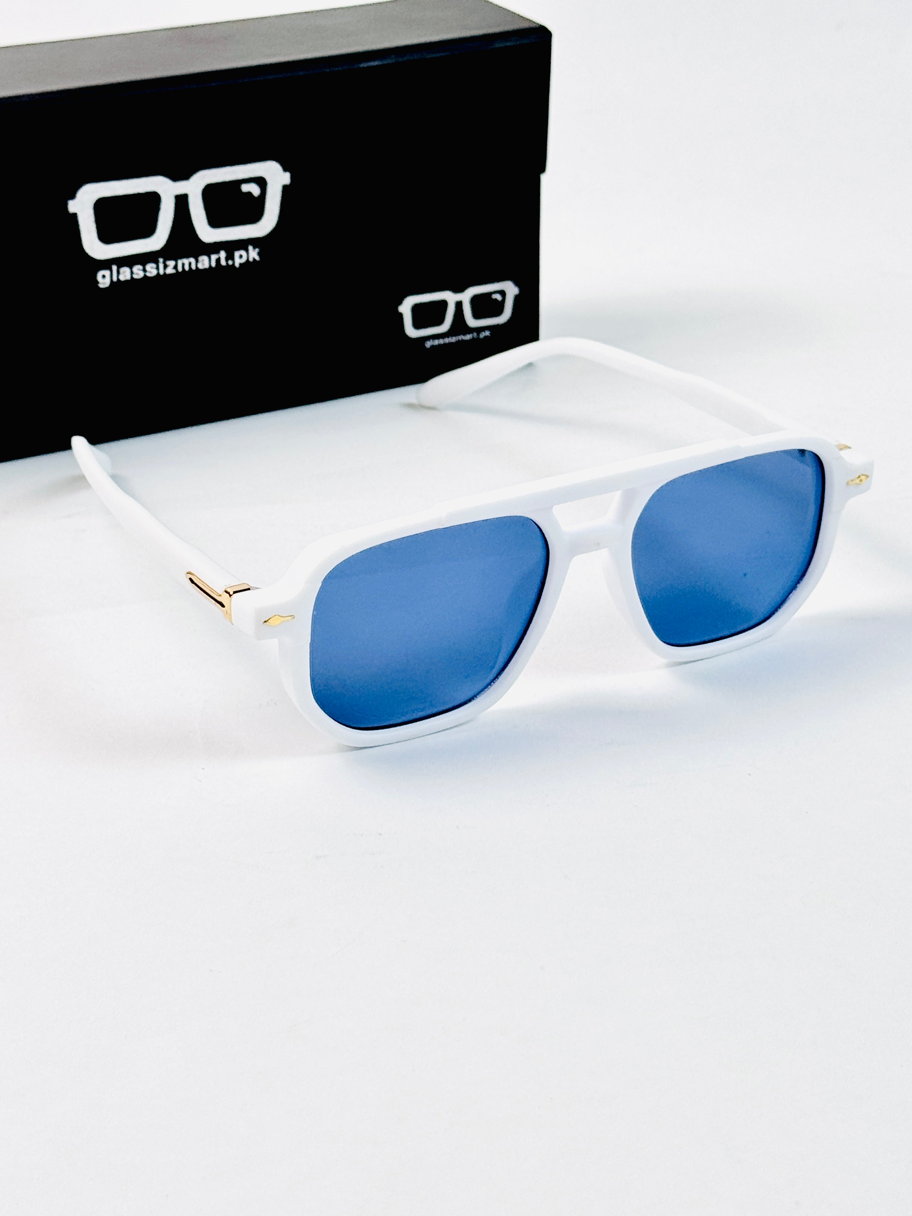 Moscot – 6090 – 51 - White Black – Acetate  – Sunglasses - Unisex