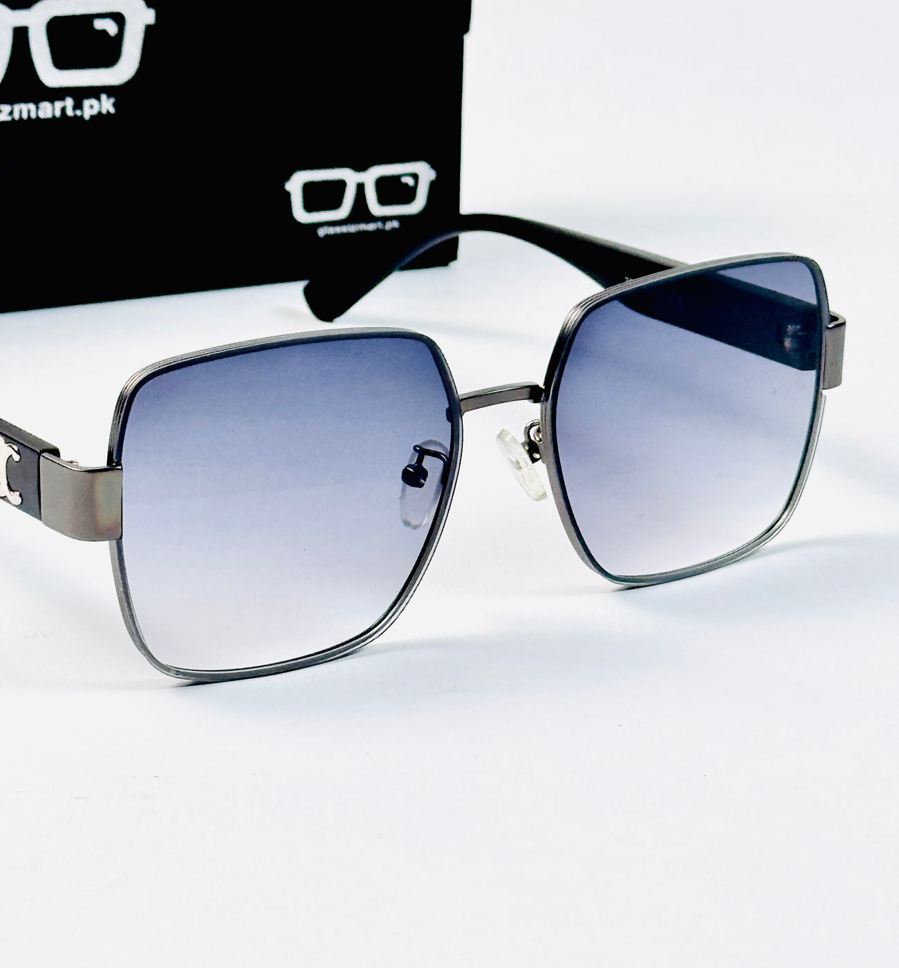 Celine – 305 – 58 – Black Gradient – Metal – Sunglasses – Ladies