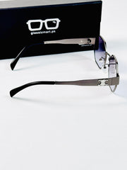 Celine – 2157 - 58 – Grey Black – Metal – Sunglasses - Unisex