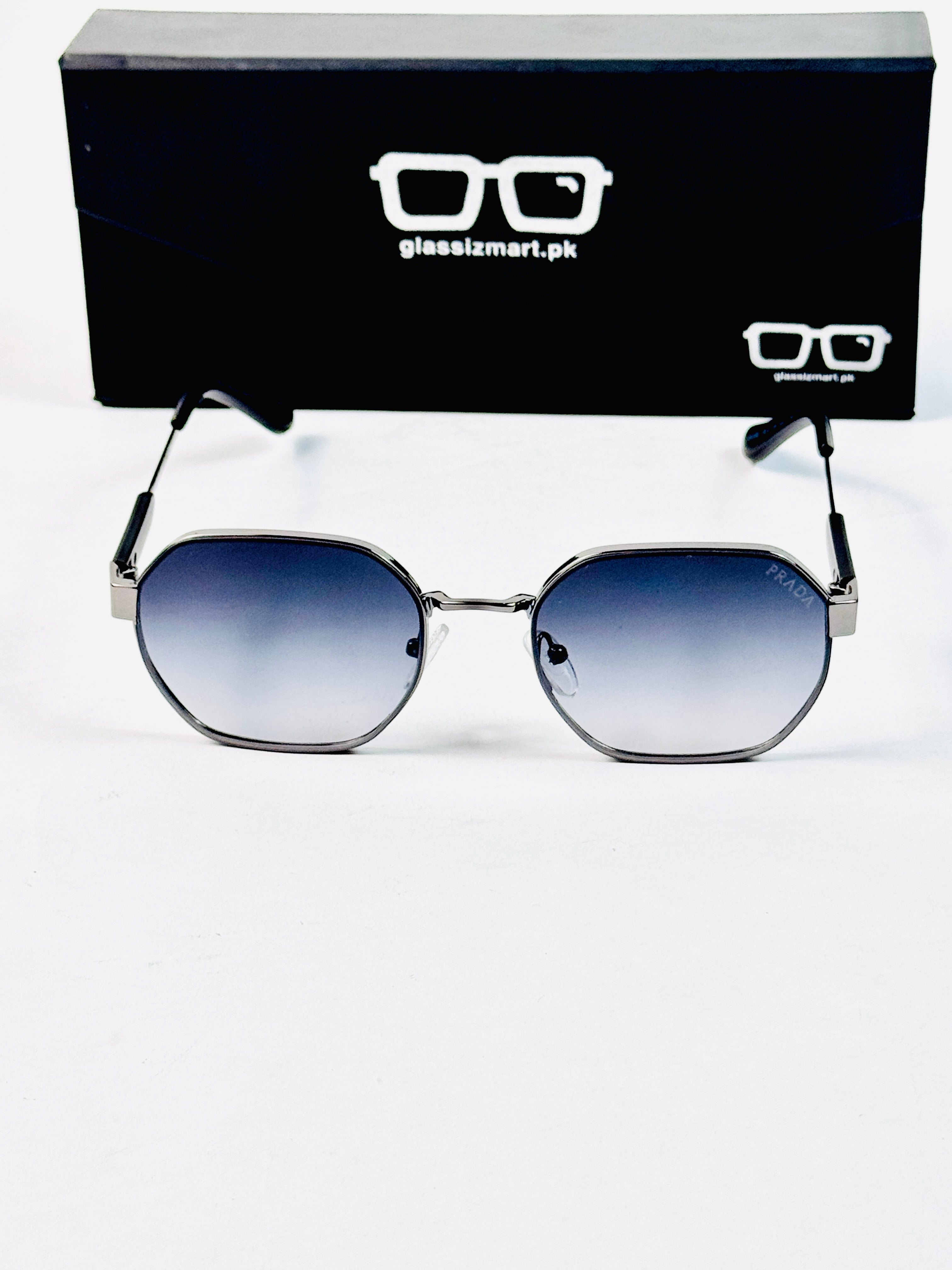 Prada – 19084 – 56 – Grey Gradient – Metal – Sunglasses – Unisex