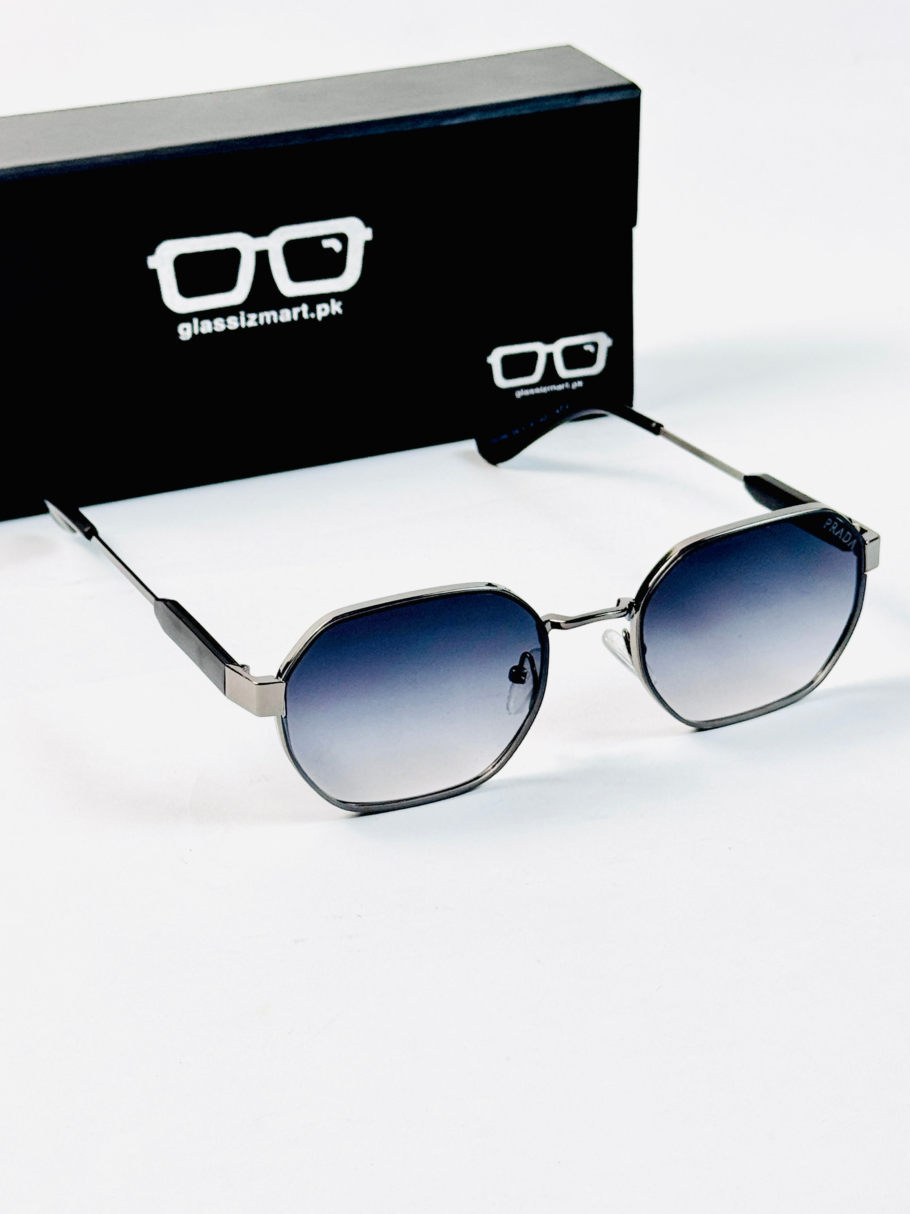 Prada – 19084 – 56 – Grey Gradient – Metal – Sunglasses – Unisex