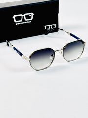Prada – 284 – 54 – Silver Gradient – Metal – Sunglasses – Unisex