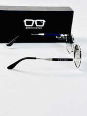 Prada – 284 – 54 – Silver Gradient – Metal – Sunglasses – Unisex