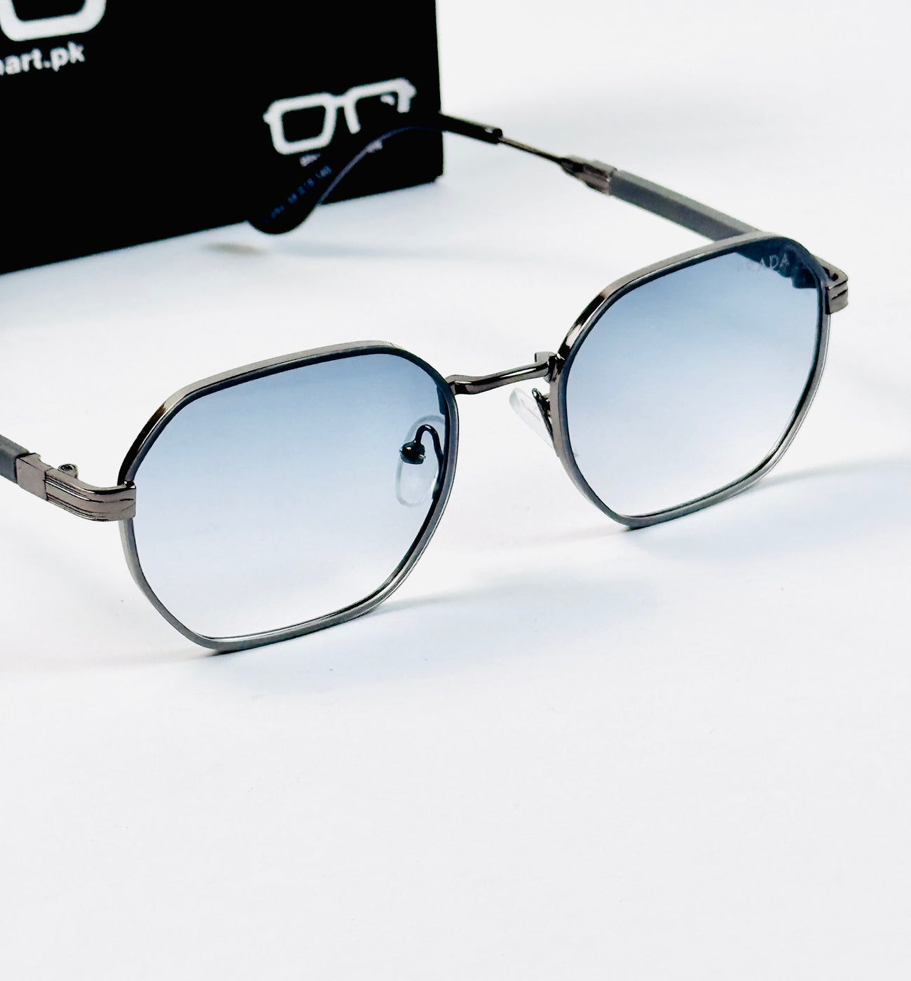 Prada – 284– 55 – Blue – Metal – Sunglasses – Unisex