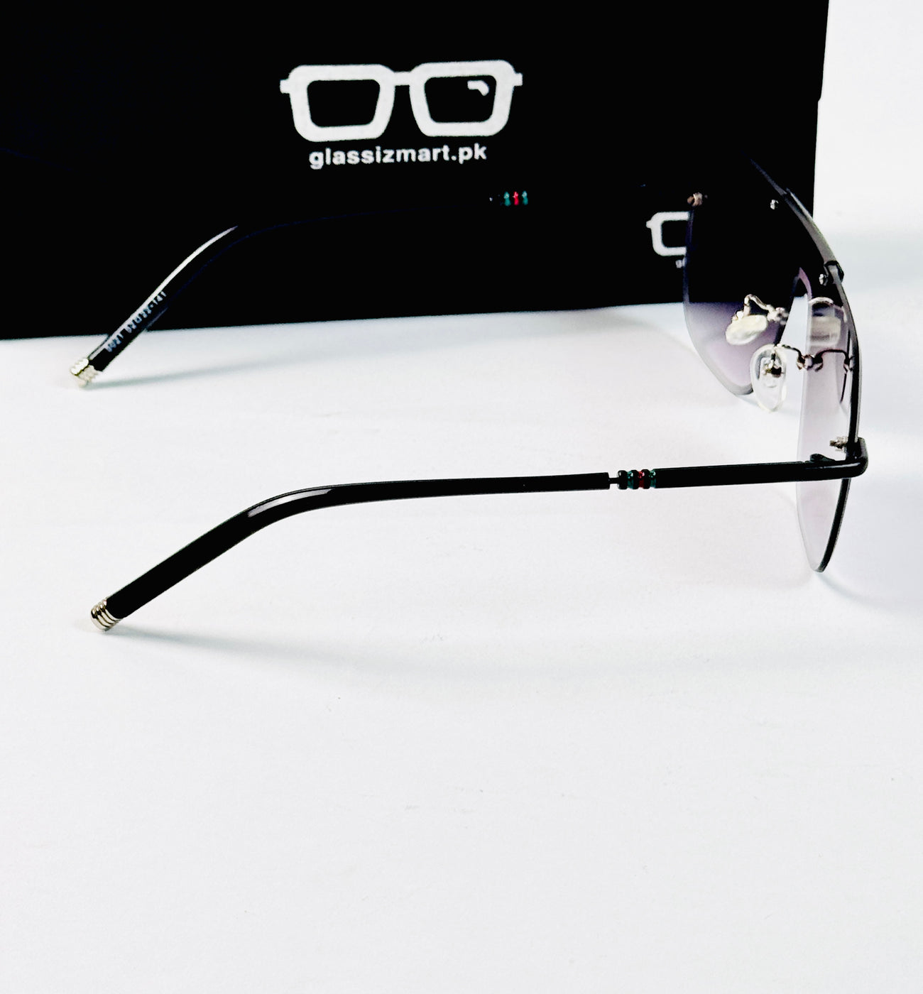 Gucci – 5021 – 52 – Black Gradient – Metal – Sunglasses – Unisex