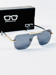Gucci – 5021 – 52 – Black – Metal – Sunglasses – Unisex
