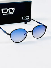 Prada – 04016 – 54 – Blue Mercury – Metal – Sunglasses – Unisex - Polarized