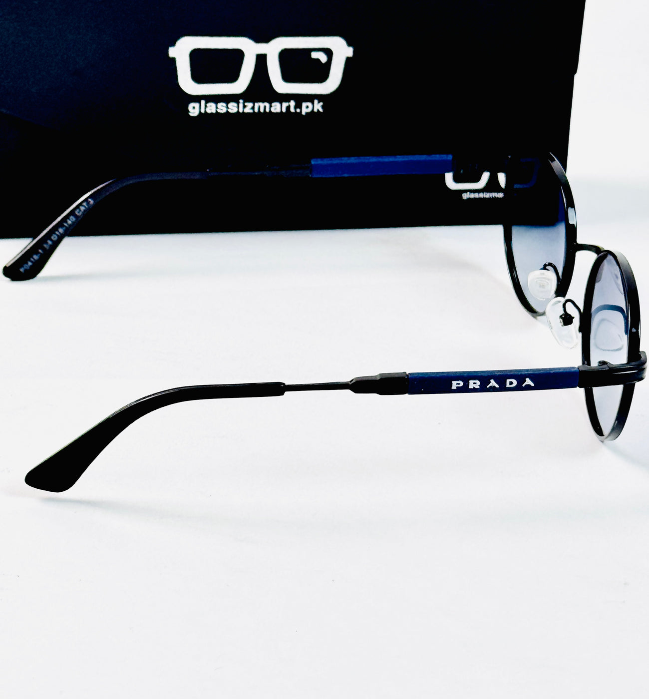 Prada – 04016 – 54 – Blue Mercury – Metal – Sunglasses – Unisex - Polarized
