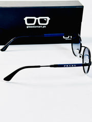 Prada – 04016 – 54 – Blue Mercury – Metal – Sunglasses – Unisex - Polarized