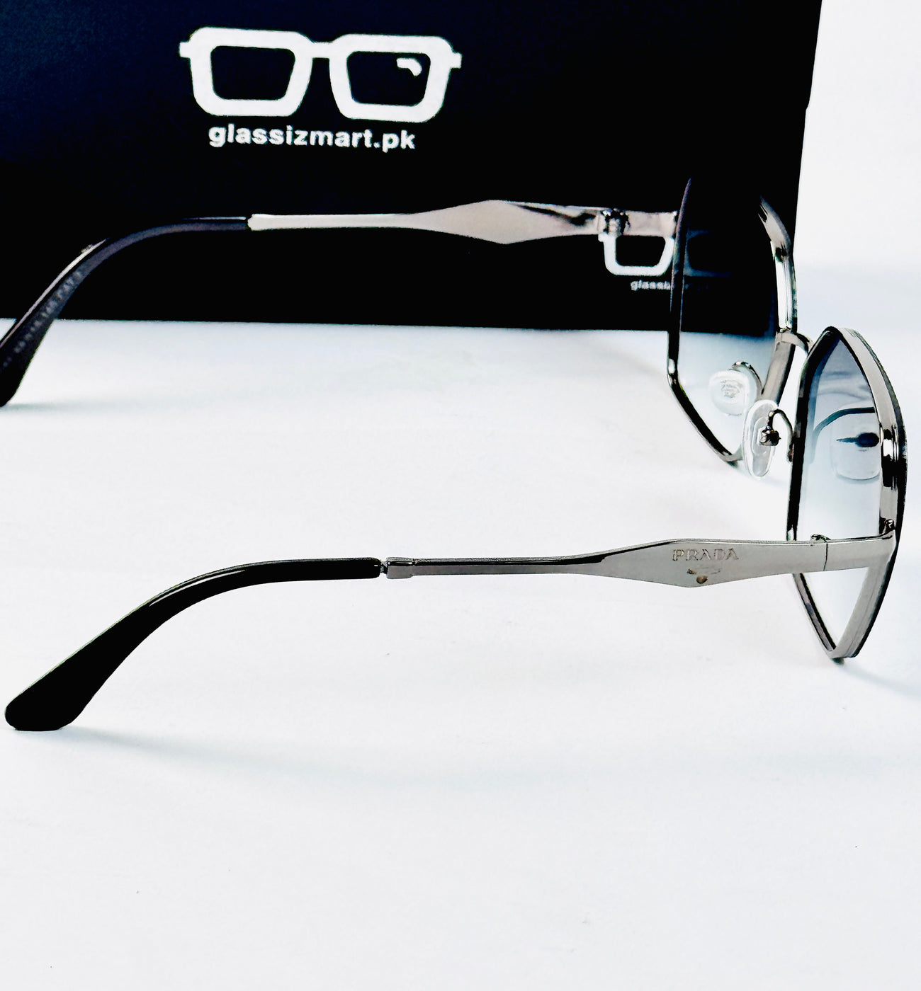 Prada – 88081 – 58 – Blue Gradient – Metal – Sunglasses – Ladies