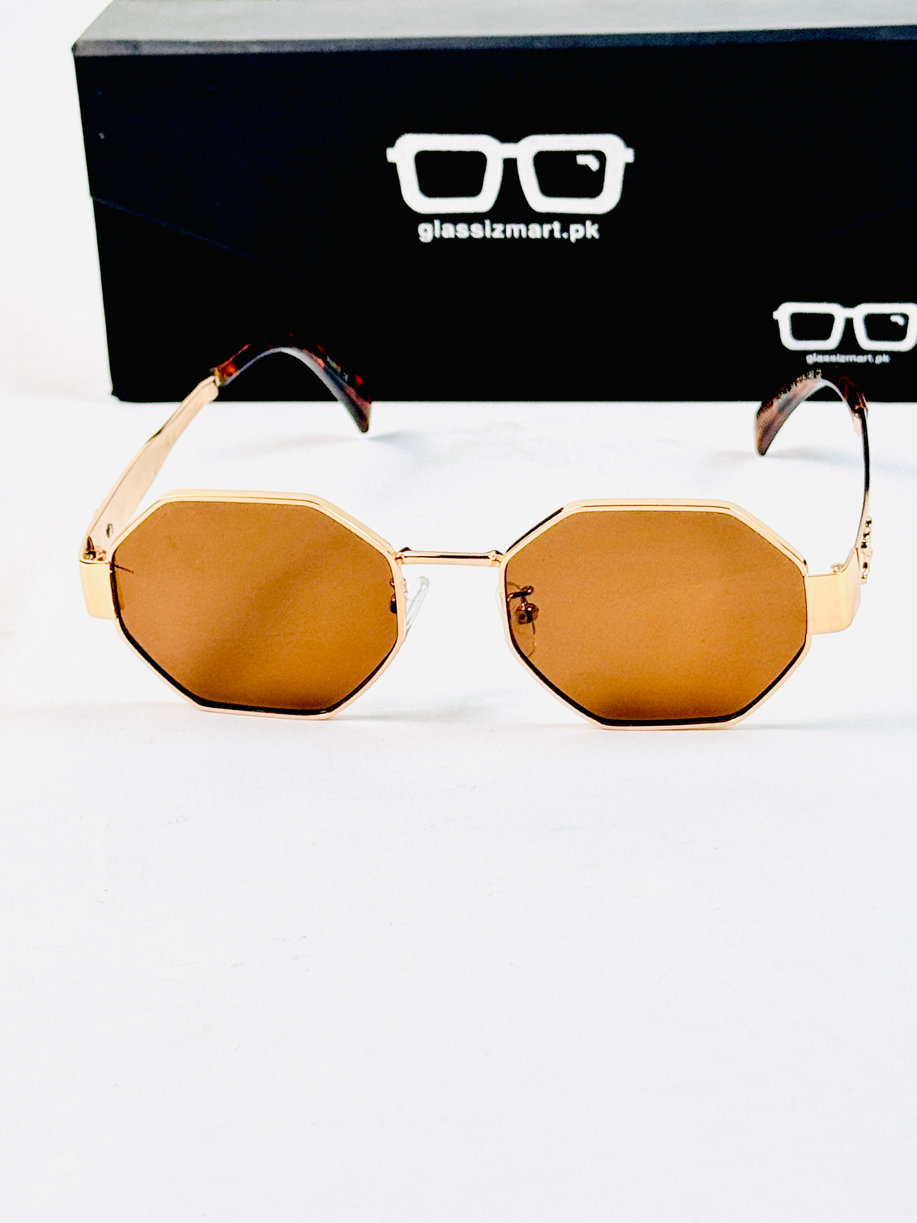 Celine – 2403 - 58 – Golden Brown – Metal – Sunglasses - Unisex