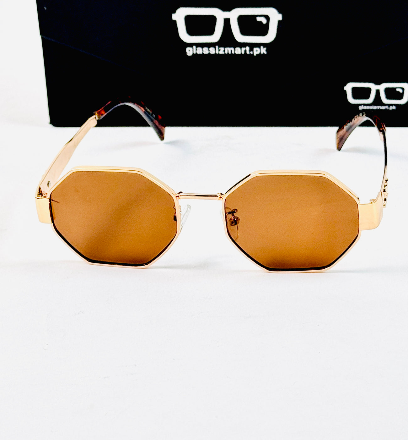 Celine – 2403 - 58 – Golden Brown – Metal – Sunglasses - Unisex