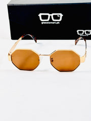 Celine – 2403 - 58 – Golden Brown – Metal – Sunglasses - Unisex
