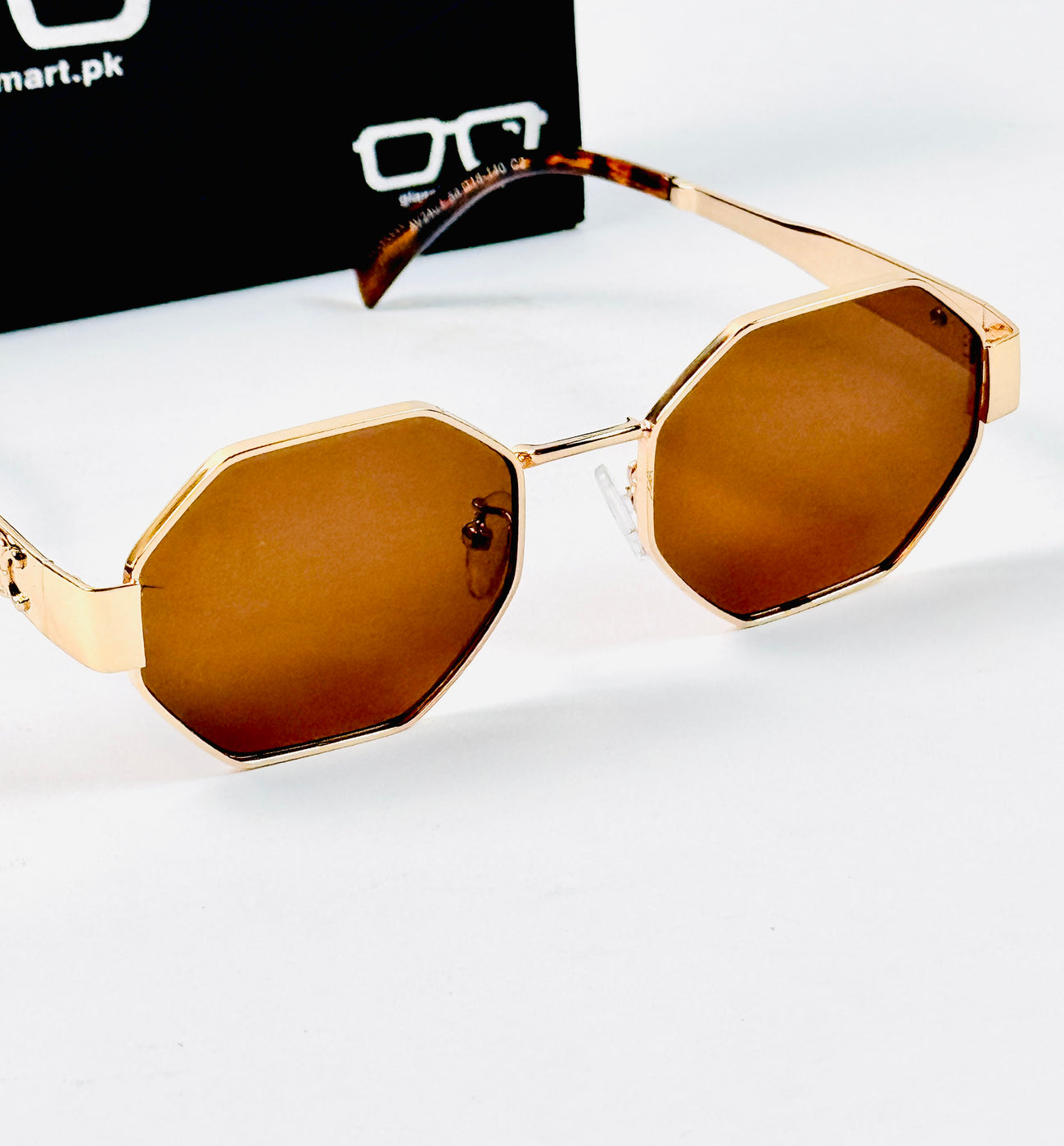 Celine – 2403 - 58 – Golden Brown – Metal – Sunglasses - Unisex