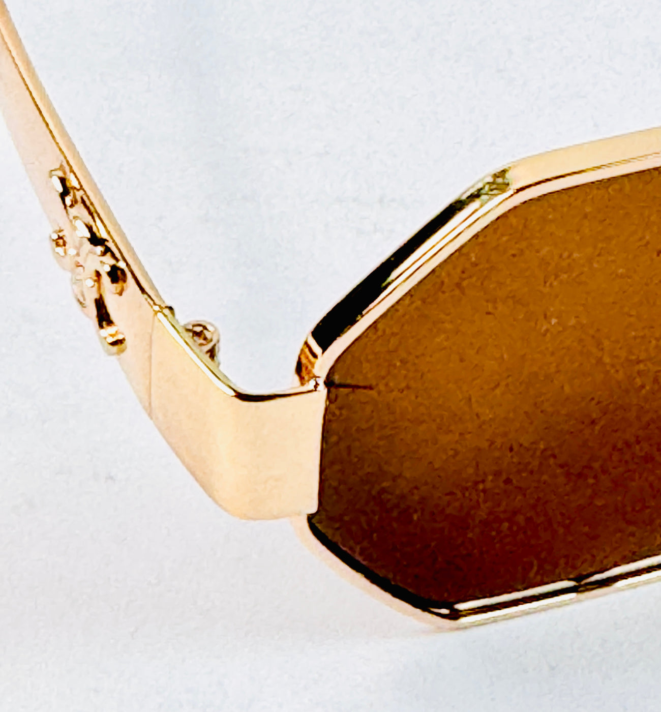 Celine – 2403 - 58 – Golden Brown – Metal – Sunglasses - Unisex