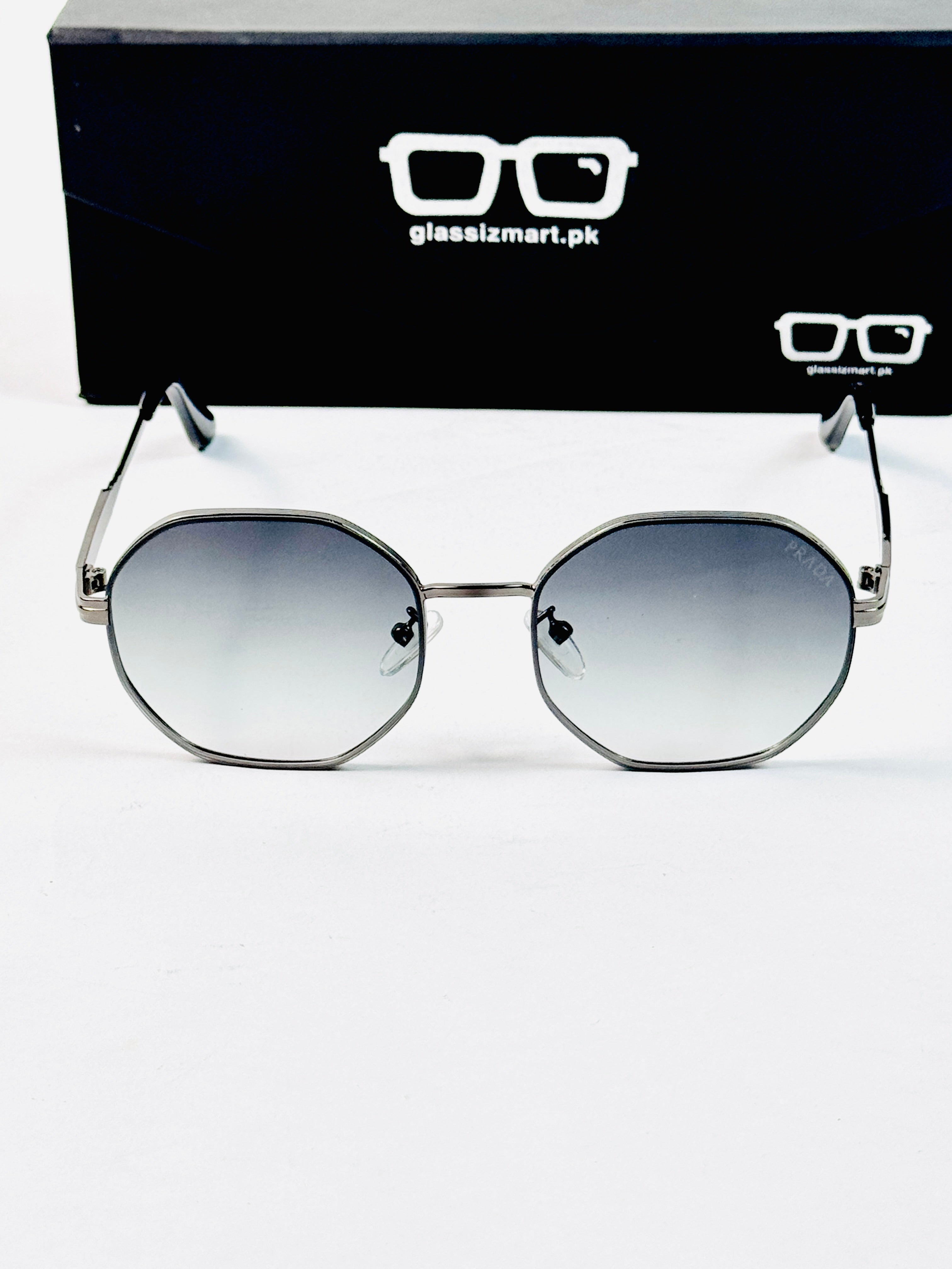 Prada – 410 – 56 – Green Gradient – Metal – Sunglasses – Unisex
