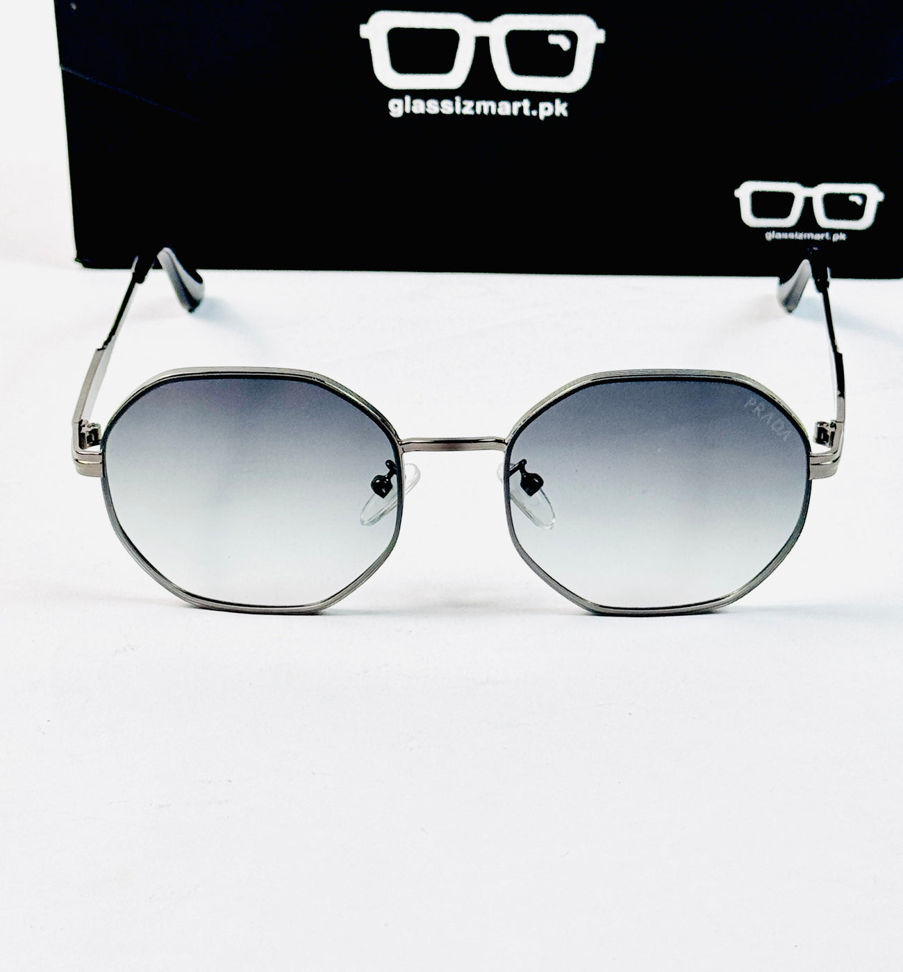 Prada – 410 – 56 – Green Gradient – Metal – Sunglasses – Unisex
