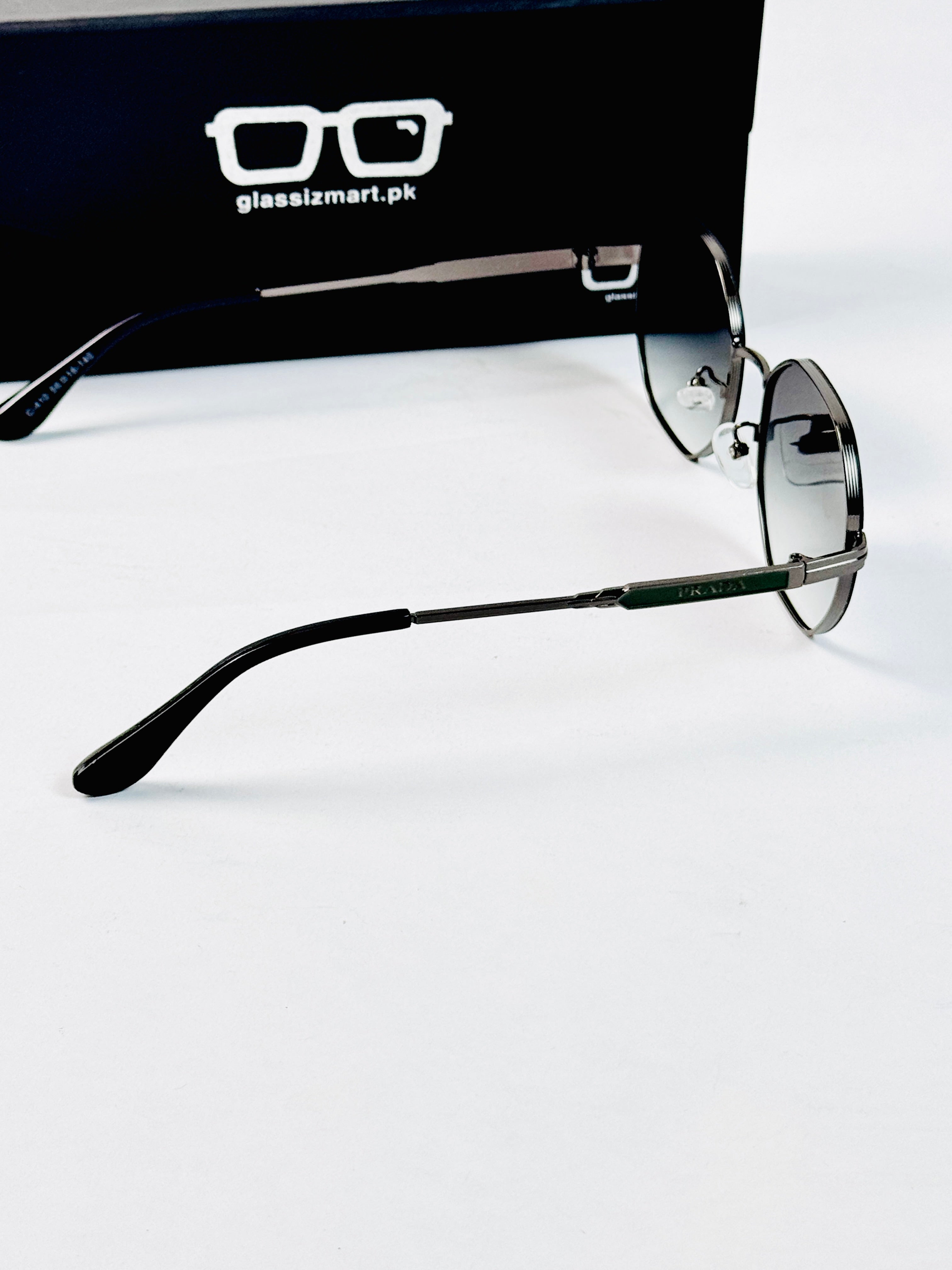 Prada – 410 – 56 – Green Gradient – Metal – Sunglasses – Unisex
