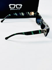 Louis Vuitton – 96008 – 58 – Green Black – Acetate  - Sunglasses – Unisex